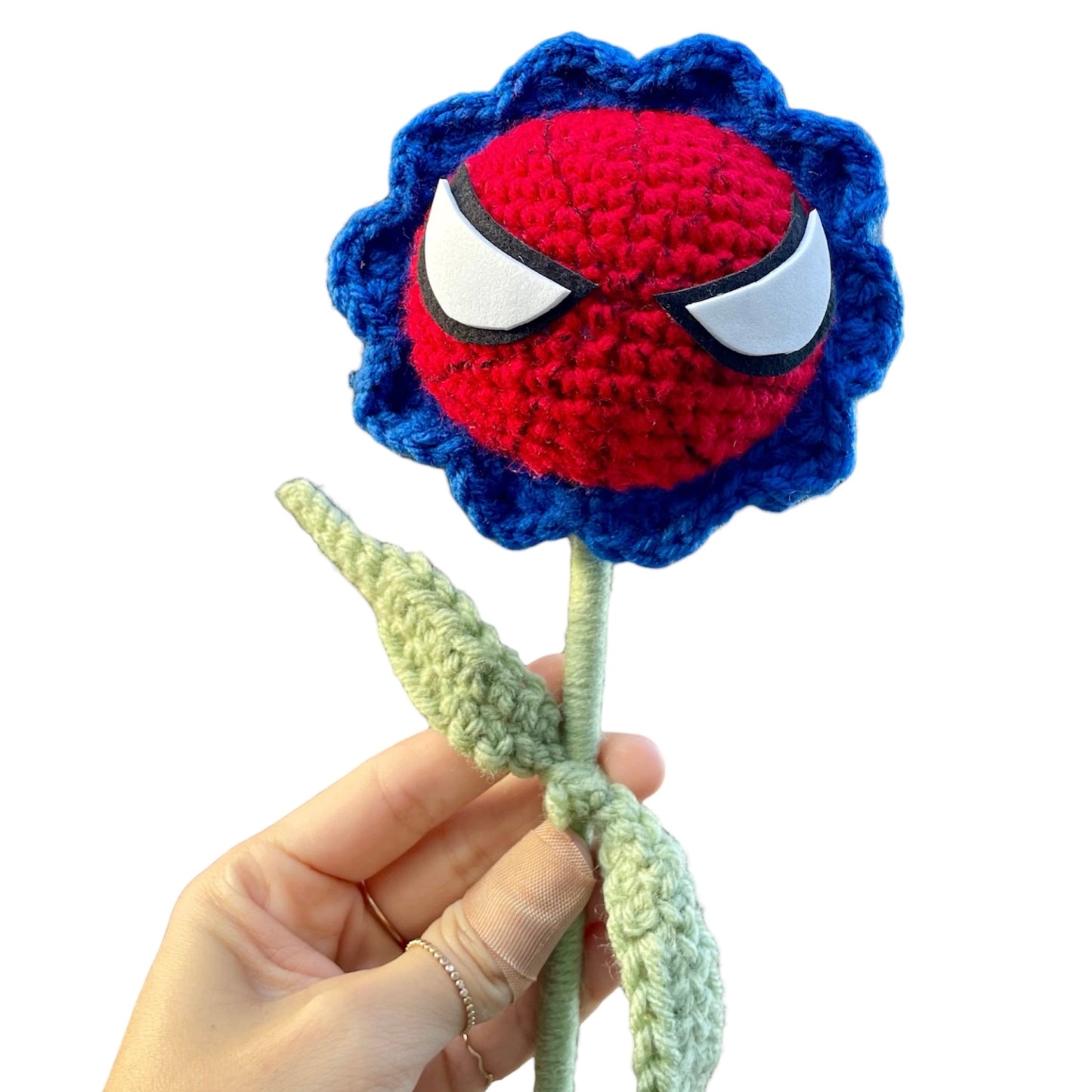 Amigurumi Avengers en forma de flor