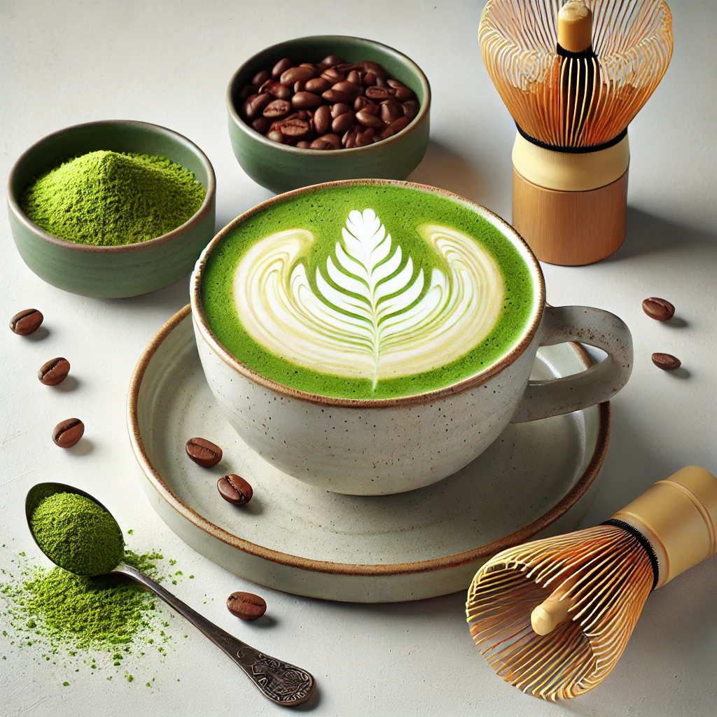 Dirty Matcha Latte