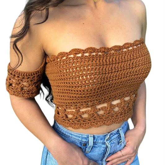 Crochet, Top, Hippie, Boho