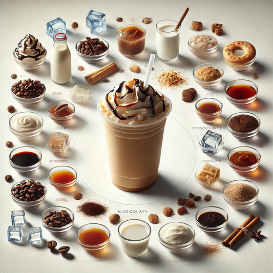 Latte Frappé (Personalizado) + Flavor + Syrup