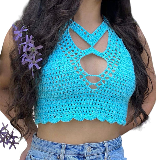 Crochet, Top, Hippie, Boho