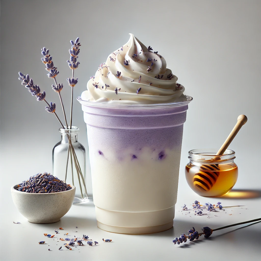 Lavanda Latte Frappé